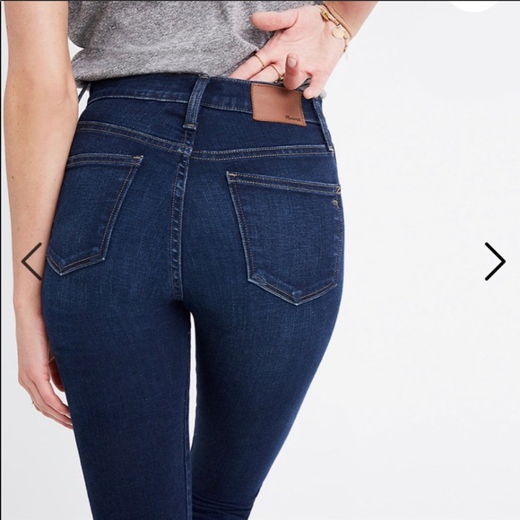 Madewell Mid-Rise 9” Skinny Blue Jeans size 27 - Picture 2 of 10